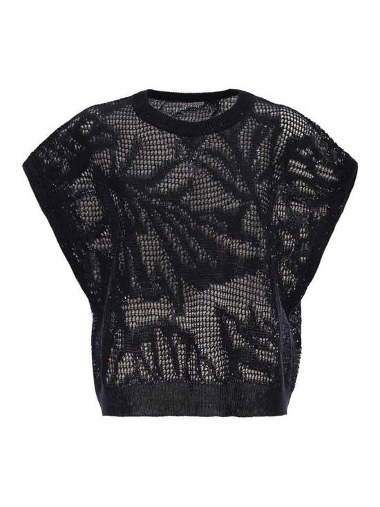 26SS 브루넬로 쿠치넬리 대즐링 워터 릴리 티셔츠 MDT771010C4224 Blue