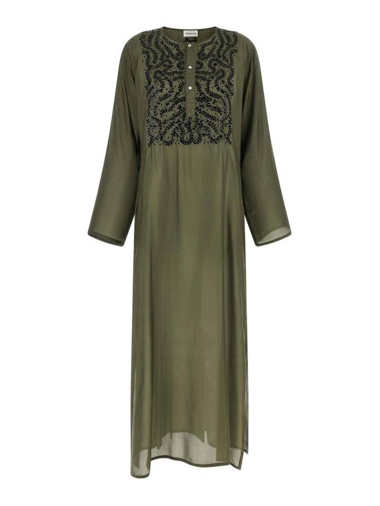 26SS 파로쉬 미디 스커트 D722576SUNSET807 Green