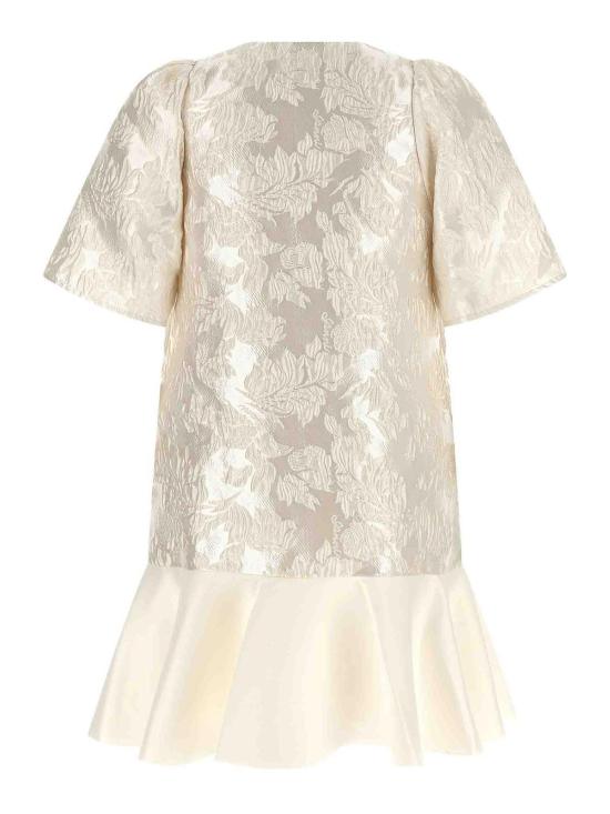 26SS 가니 새틴 클로케 미니 드레스 A1030105135 White - GANNI