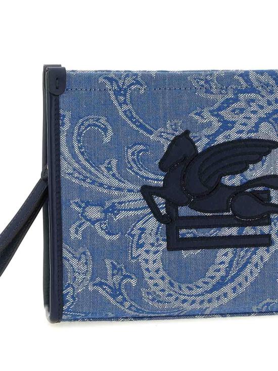 26SS 에트로 클러치/파우치 WP2C0007AQ364B0025 Light Blue - ETRO