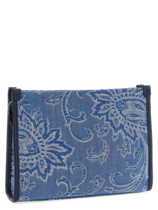 26SS 에트로 클러치/파우치 WP2C0007AQ364B0025 Light Blue - ETRO