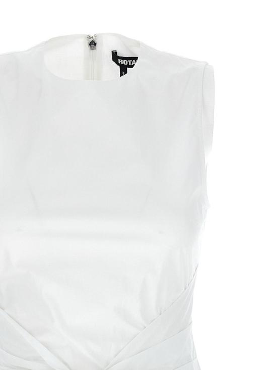 26SS 로테이트 바이 크리스텐슨 미디 스커트 115302400400 White - ROTATE BY BIRGERCHRISTENSEN