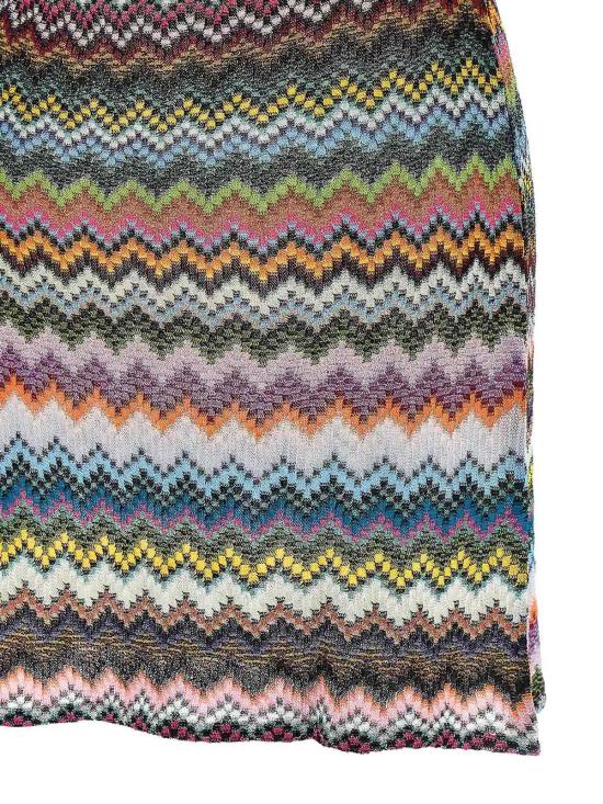 26SS 미소니 미디 스커트 MS26SQ1XBR014FSM9YJ Multicolour - MISSONI