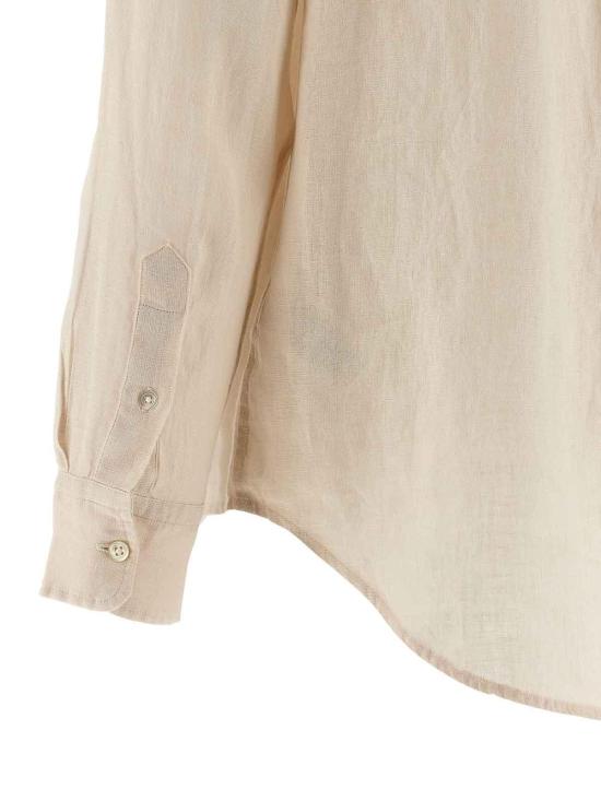 26SS 폴로 랄프로렌 포니 자수 리넨 셔츠 (211970730009) 211970730511 Beige - POLO RALPH LAUREN