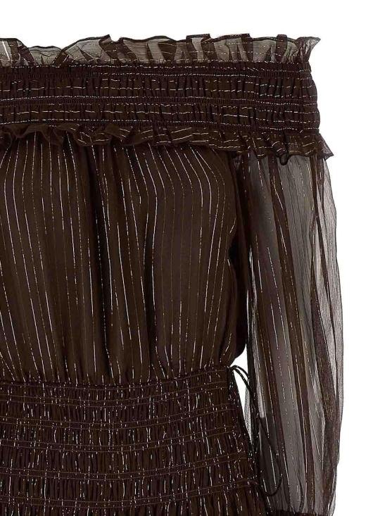 26SS 셀프 포트레이트 롱 원피스 RS26156XABROWN Brown - SELF PORTRAIT