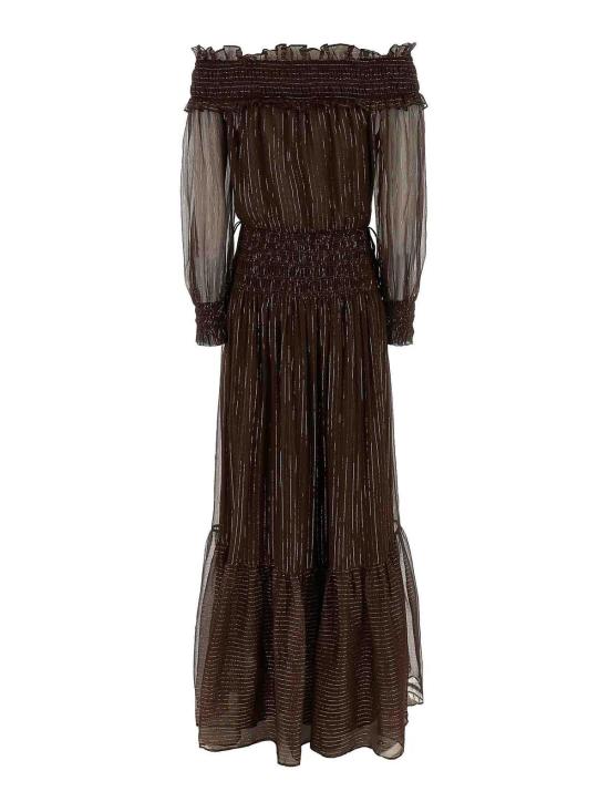 26SS 셀프 포트레이트 롱 원피스 RS26156XABROWN Brown - SELF PORTRAIT