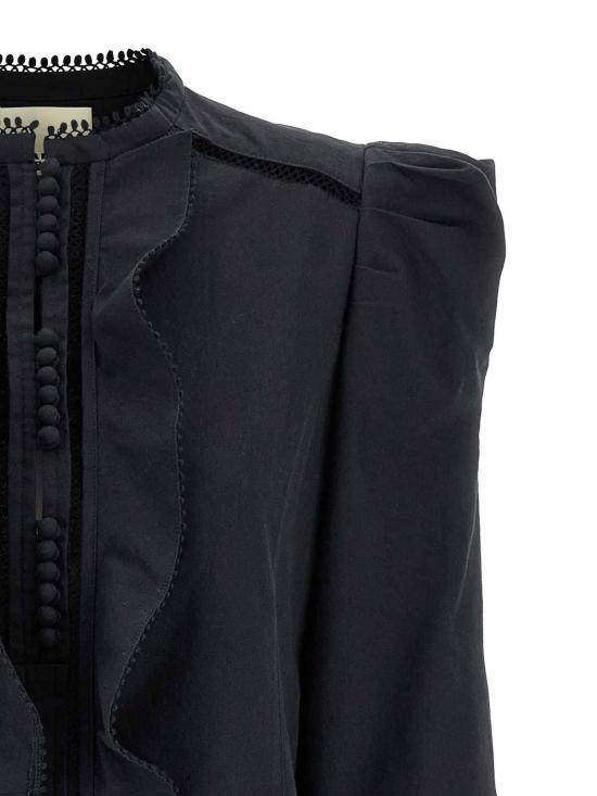 26SS 이자벨마랑 미디 스커트 RO0965FAD1I02I01BK Black - ISABEL MARANT