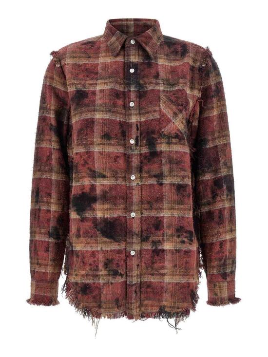 26SS 알13 셔츠 R13WR008R655B Red