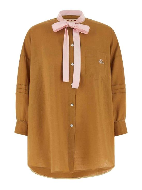 26SS 마르니 셔츠 CAMA0680QSUTR02700Y64 Yellow