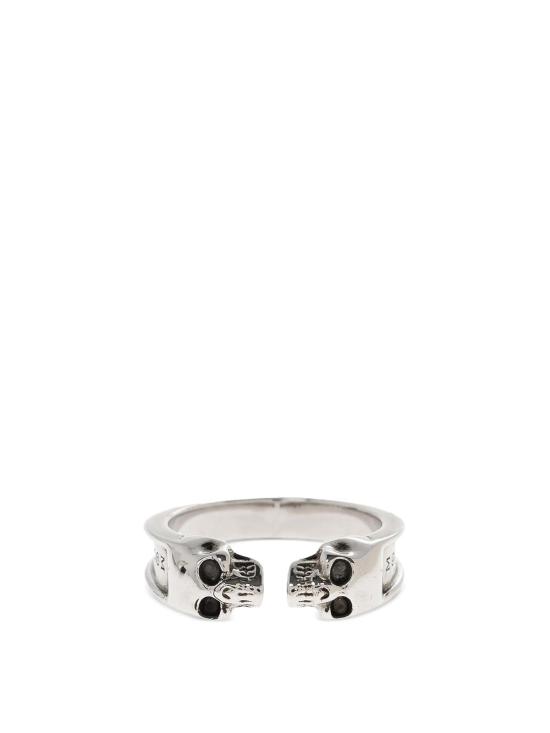 26SS 알렉산더 맥퀸 반지 855354J160Y0446 Silver