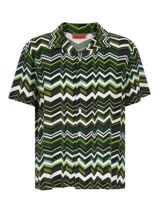 26SS 미소니 반팔 셔츠 BS26SJ01BW00ZVS6165 Green