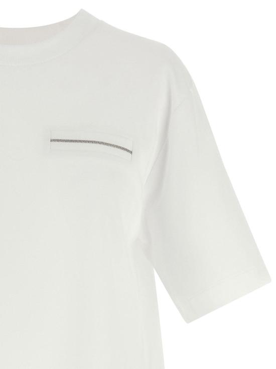 26SS 페세리코 반팔 티셔츠 A06235J05635C01C White - PESERICO