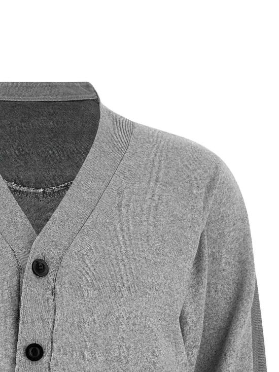  사카이 가디건 SCW308301 Grey - SACAI