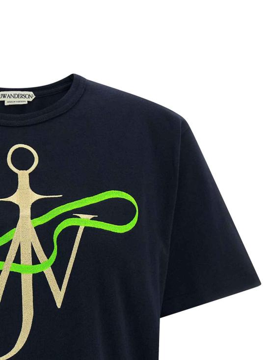 26SS JW앤더슨 반팔 티셔츠 JT0320PG1937888 Black - JW ANDERSON