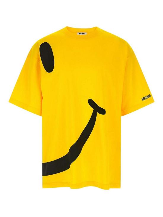26SS 모스키노 반팔 티셔츠 070802411027 Yellow