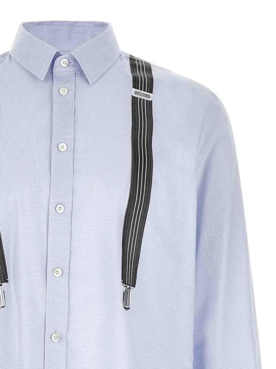 26SS 모스키노 긴팔 셔츠 023802364266 Light Blue - MOSCHINO
