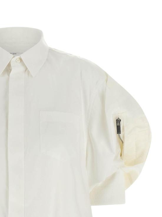  사카이 봄버 자켓 SCW336151 White - SACAI