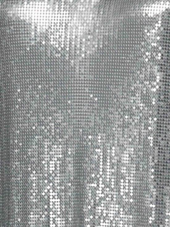 26SS 파코라반 미디 스커트 25PIRO024MH0004P040 Silver - PACO RABANNE