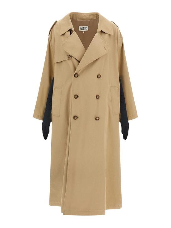  MM6 메종마르지엘라 트렌치 코트 S52AH0084M35368154 Beige - MM6 MAISON MARGIELA