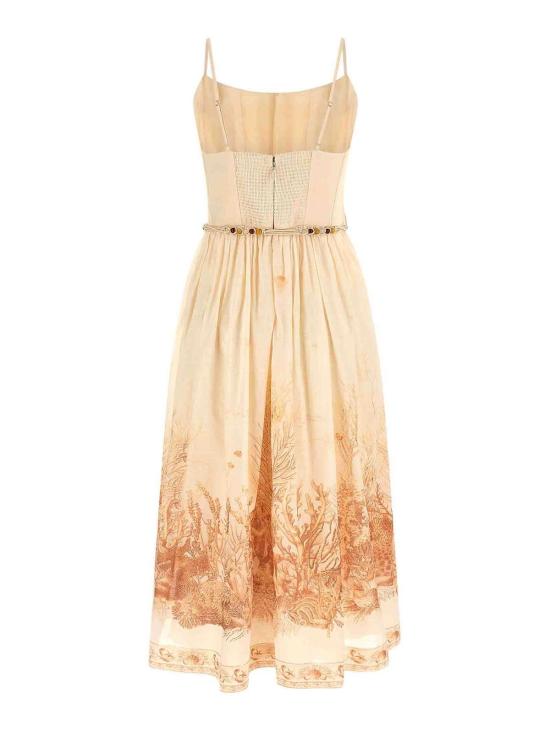 26SS 짐머만 미디 스커트 6881DRS262CTOL Nude Neutrals - ZIMMERMANN