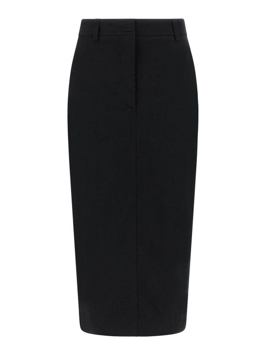 26SS 더 레이티스트 미디 스커트 TLW09008T0176ABTPT0002 Black