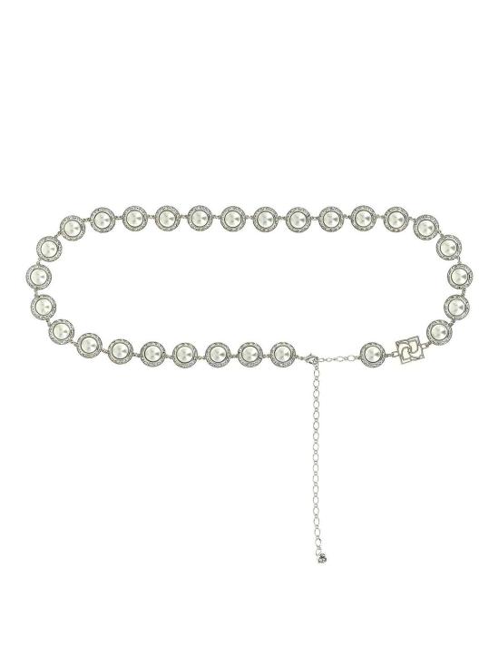 26SS 마그다뷰트림 슬림 벨트 410426RHODIUMSILVER Silver