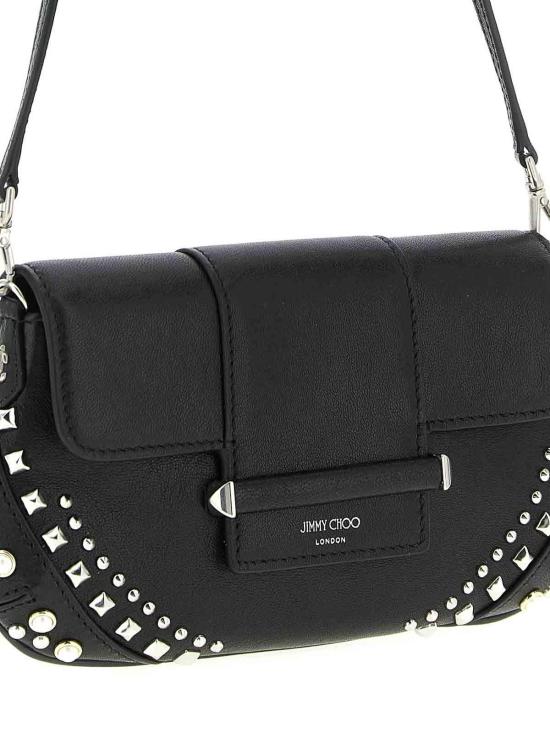 26SS 지미추 지갑 BARWALLETCHAINQXBBLACKIVORYANTIQUESILVER Black - JIMMY CHOO