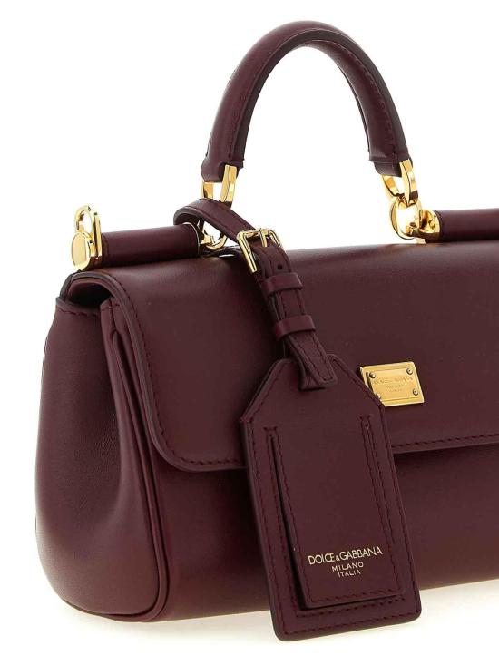 26SS 돌체앤가바나 마이 시실리 핸드백 BB7864B732180346 Dark Red - DOLCE & GABBANA