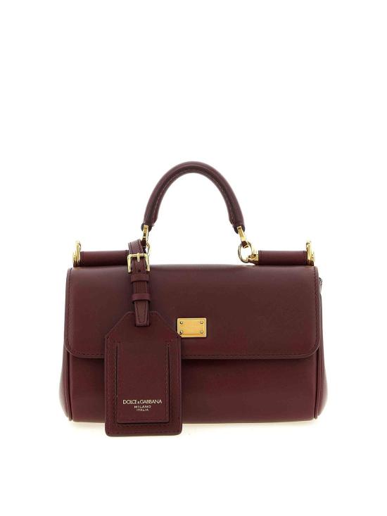 26SS 돌체앤가바나 마이 시실리 핸드백 BB7864B732180346 Dark Red