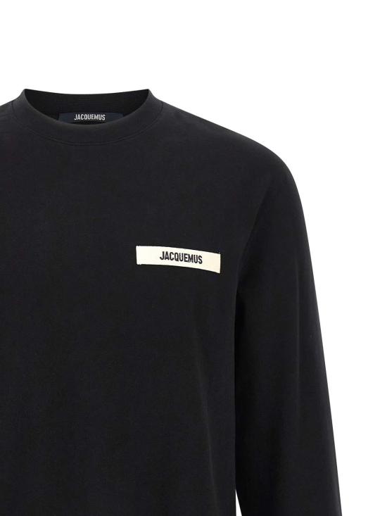 26SS 자크뮈스 반팔 티셔츠 25HTSM00570AJ00226990 Black - JACQUEMUS