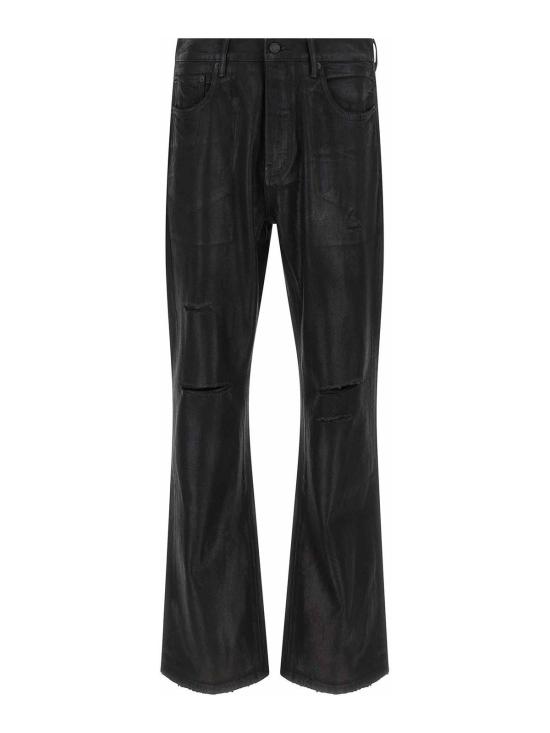  퍼플 브랜드 스트레이트 팬츠 P026CRBR525BLACK Black