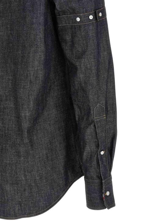 26SS 톰브라운 데님 암밴드 셔츠 MWL435SF1105415 - THOM BROWNE