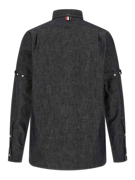 26SS 톰브라운 데님 암밴드 셔츠 MWL435SF1105415 - THOM BROWNE