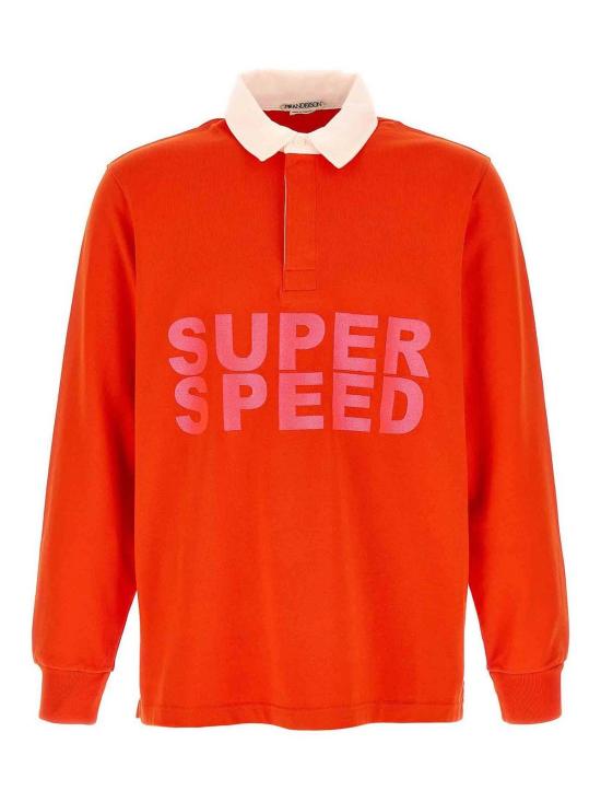 26SS JW앤더슨 폴로 티셔츠 JO0289PG1938417 Red