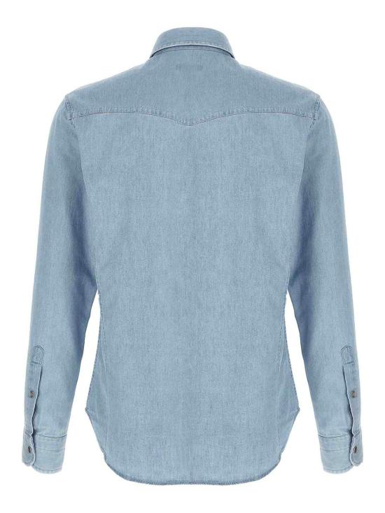 26SS 톰포드 데님 셔츠 HDS001FMC315UAN Light Blue - TOMFORD