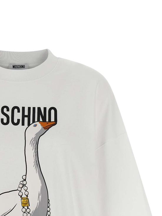 26SS 모스키노 미디 스커트 044005421001 White - MOSCHINO