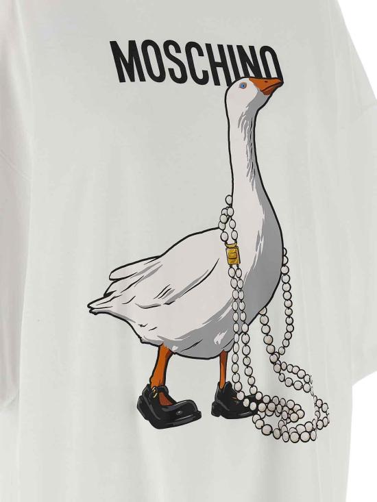 26SS 모스키노 미디 스커트 044005421001 White - MOSCHINO