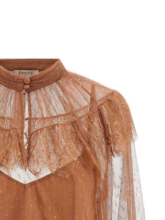 26SS 트윈셋 블라우스 261TP277213168 Brown - TWINSET