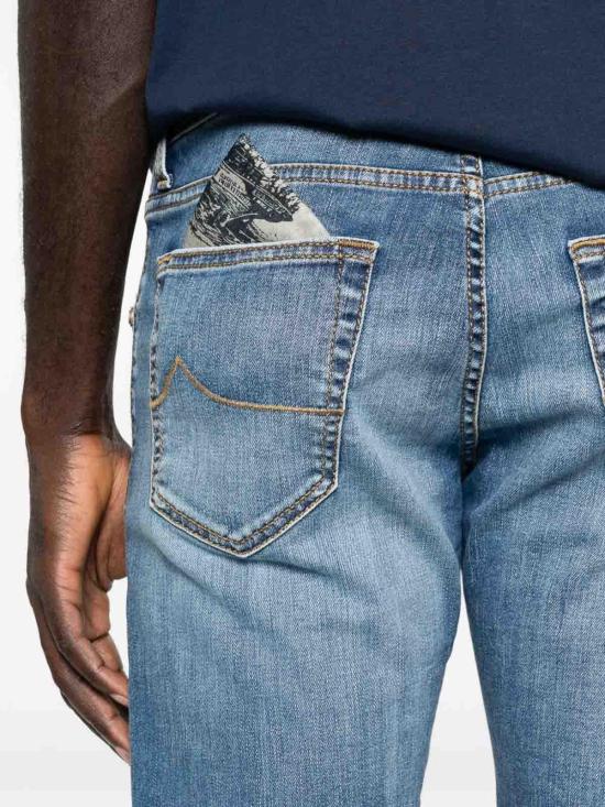 26SS 야콥코헨 스트레이트 팬츠 JUMQE007S3623200D Blue - JACOB COHËN