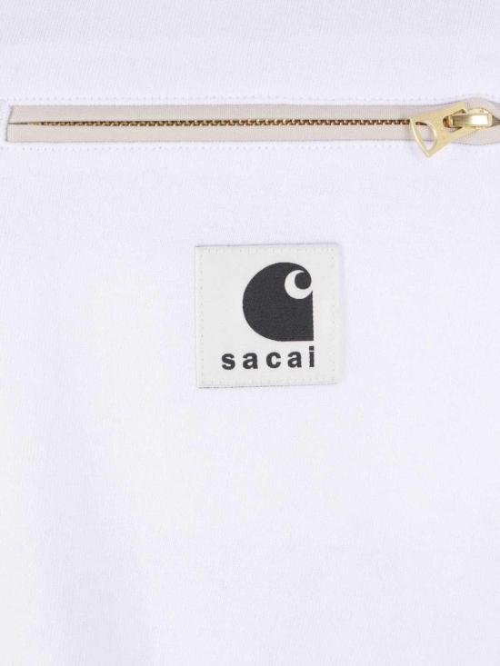 26SS 사카이 반팔 티셔츠 2601092S101 White - SACAI