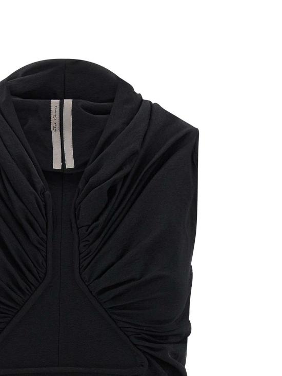 26SS 릭 오웬스 민소매 티셔츠 RP01F6223JNDB09 Black - RICK OWENS