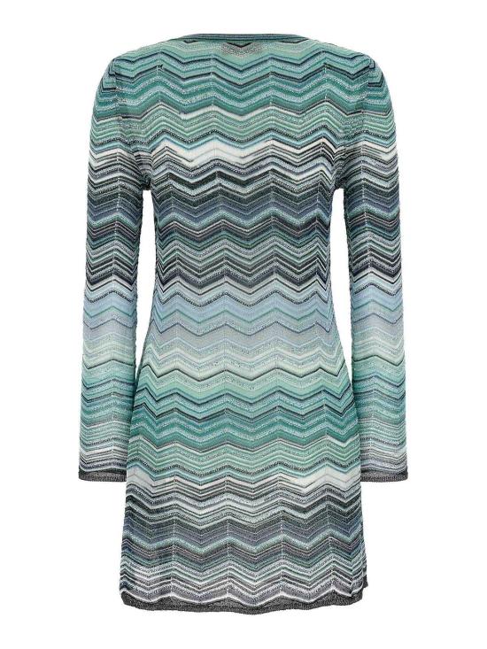 26SS 미소니 미디 스커트 DS26SG23BK01H9SMSN4 Green - MISSONI