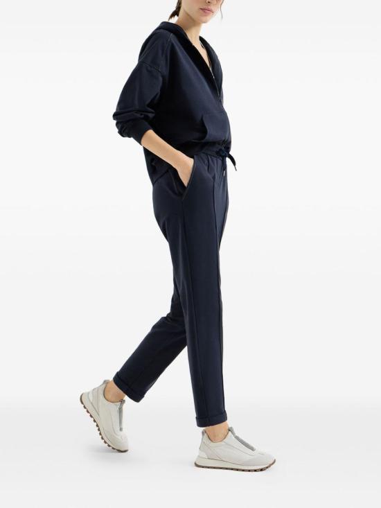 26SS 브루넬로 쿠치넬리 스트레이트 팬츠 MH827FB799C4224 Blue - BRUNELLO CUCINELLI