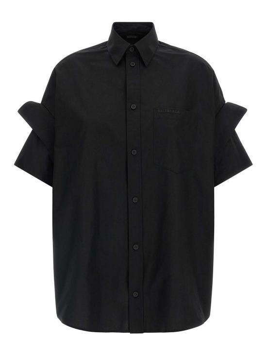  발렌시아가 셔츠 834033TNM601000 Black