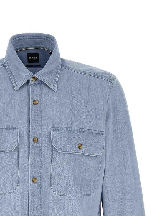 26SS 휴고보스 데님 셔츠 50556099450 Light Blue - HUGO BOSS