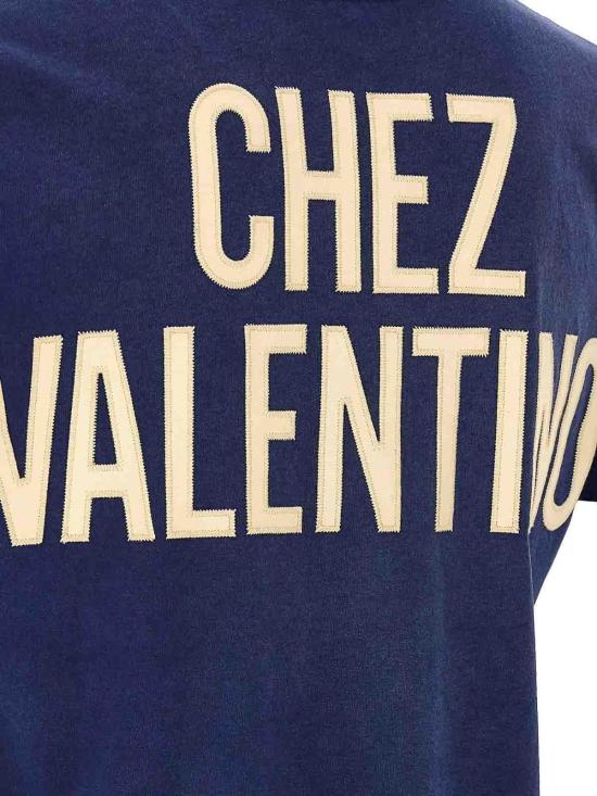 25FW 발렌티노 가라바니 반팔 티셔츠 V3MG17EAYDAEW Blue - VALENTINO GARAVANI