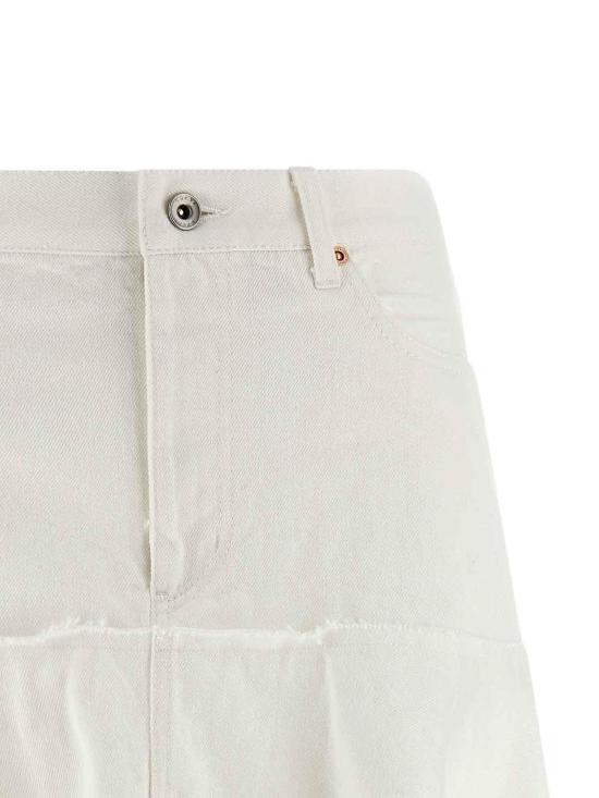 26SS 사카이 미디 스커트 2608315151 White - SACAI