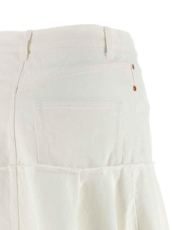 26SS 사카이 미디 스커트 2608315151 White - SACAI