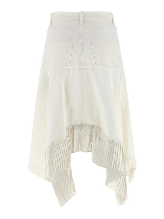 26SS 사카이 미디 스커트 2608315151 White - SACAI