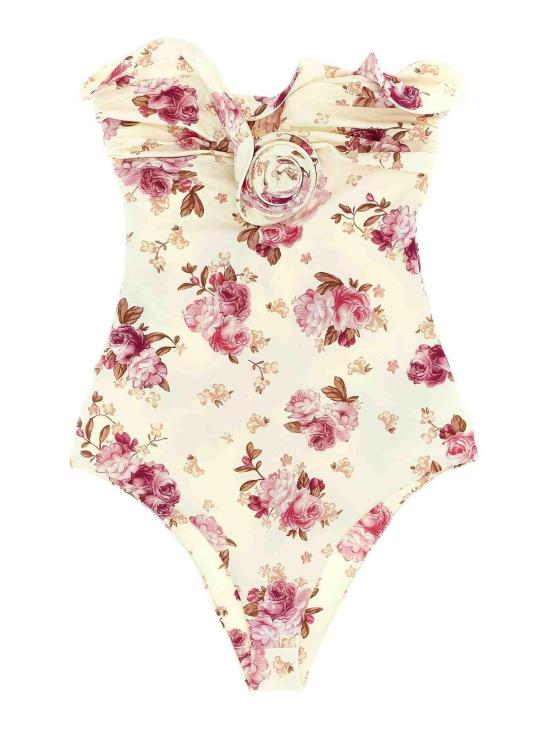 26SS 마그다뷰트림 원피스 수영복 607426CREAM Multicolour